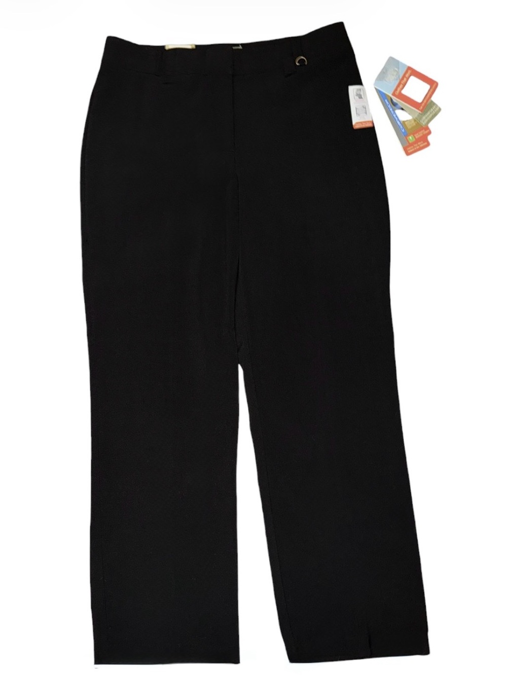 NWT Denver Hayes Black Contemporary "Juliana" Fit Women's Trousers